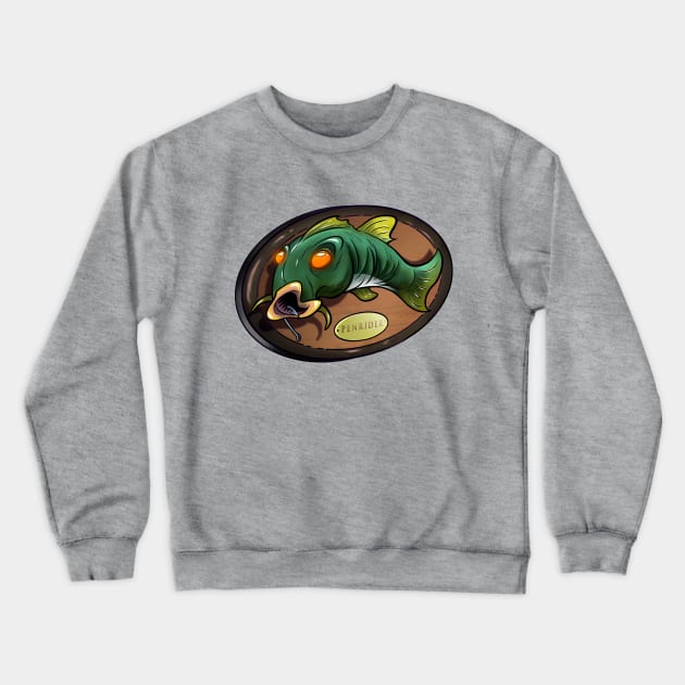 Crazy carp Crewneck Sweatshirt by Penrider